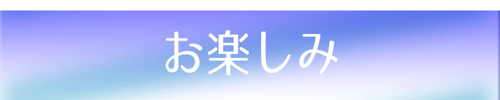 お楽しみ